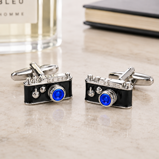 Personalised Camera Cufflinks