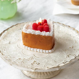 Candle Heart Cake