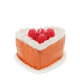 Candle Heart Cake