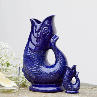 Gurgly Jug Cobalt Blue Small