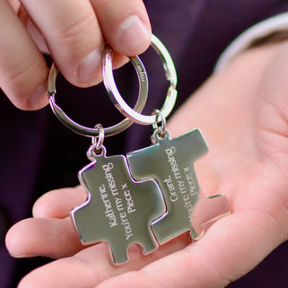 Jigsaw keyrings on sale
