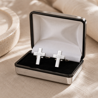 Personalised Cross Cufflinks