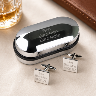 Personalised Cufflinks And Box