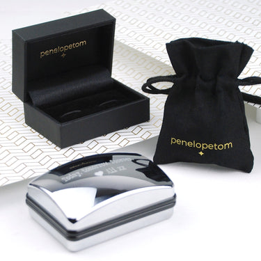 Personalised 20th Anniversary Cufflinks