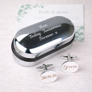 Personalised Cufflinks And Box