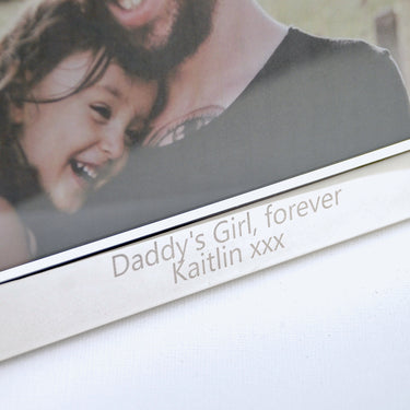 Personalised Silver Anniversary Silver Photo Frame