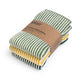 Reusable Cotton Dishcloths Set of 3 - Green/Citrus/Ink