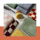 Reusable Cotton Dishcloths Set of 3 - Citrus Mix Check