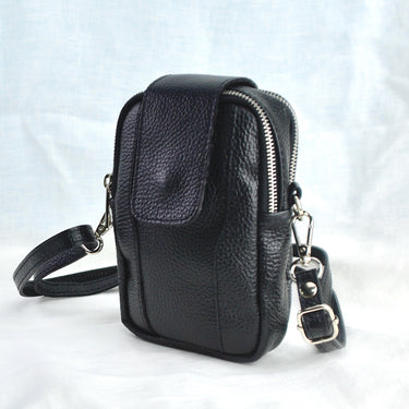 Personalised Monogram Leather Crossbody Travel Bag