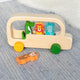 Colourful Creatures Wooden Toy Bus