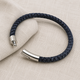 Men's Easy Clasp Leather Plait Bracelet