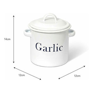 Enamel Garlic Pot
