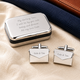 Personalised Envelope Message Cufflinks