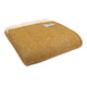 Pure New Wool Fishbone Throw - English Mustard