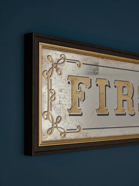 Antiqued Glass First Class Mirror