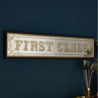 Antiqued Glass First Class Mirror