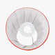 Red Floral Pleat Tapered Lamp Shade 16cm