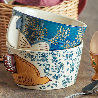 Cream Bird Hezha Bowl