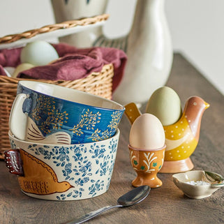 Cream Bird Hezha Bowl