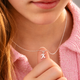 Girl's Sterling Silver Personalised Silver Script Initial Necklace