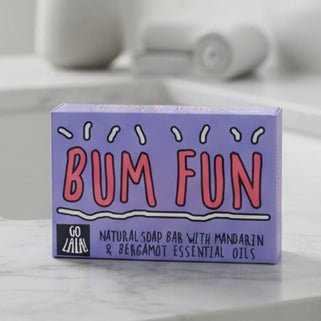 novelty bum fun soap bar