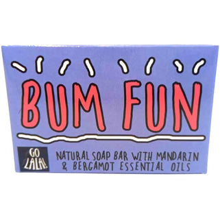 novelty bum fun soap bar