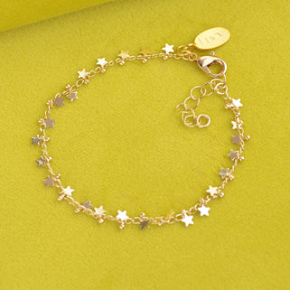 Personalised Gold Mini Star Bracelet