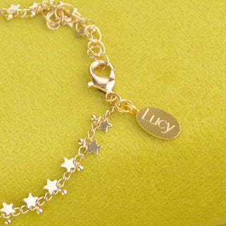 Personalised Gold Mini Star Bracelet