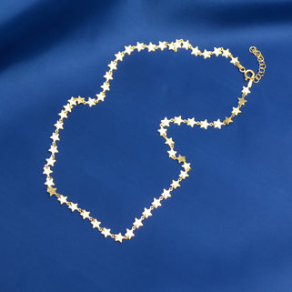 Personalised Gold Mini Star Necklace