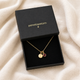 Gold Mini Initial and Birthstone Necklace