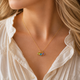 Personalised Gold Family Birthstone Necklace