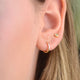 Simple Gold Sleeper Huggie Hoop Earrings