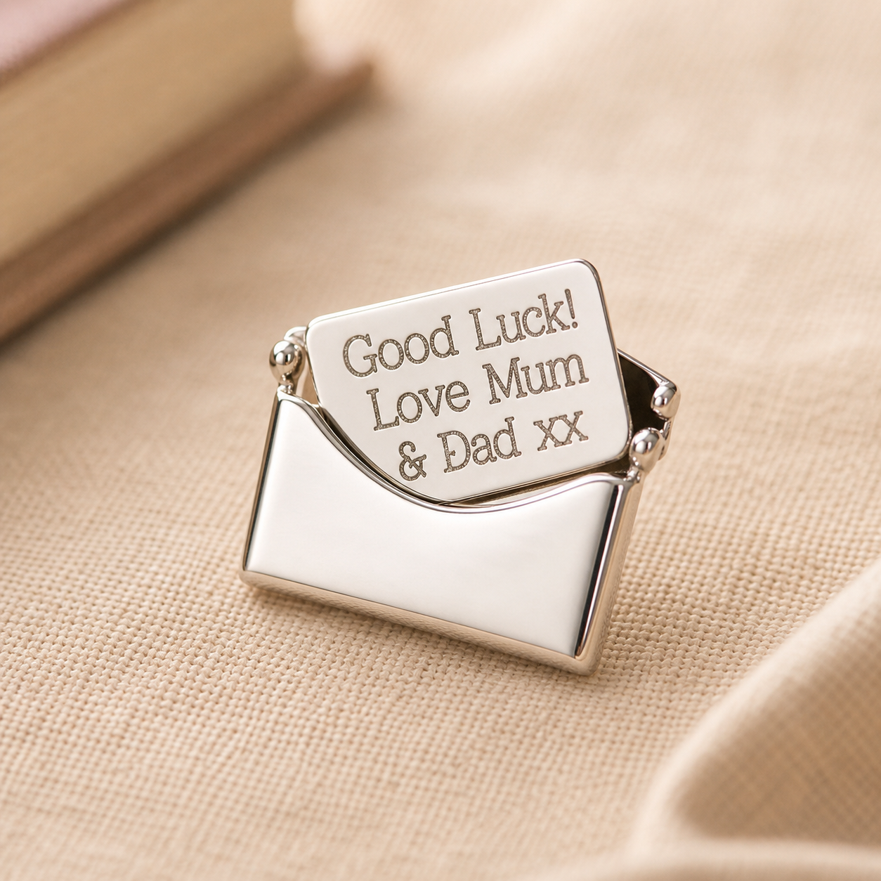 Personalised Exam Good Luck Message Pin – Penelopetom