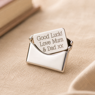 Personalised Exam Good Luck Message Pin