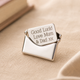 Personalised Exam Good Luck Message Pin