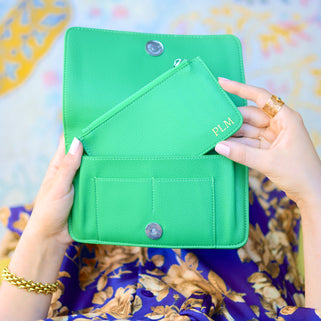 Personalised Carry All Travel Wallet with Card Holder Purse