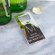 Silver Bottle Opener with personalised initial 