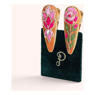 Hair Clips Summer Roses