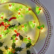 Holly& Berry String Table Lights