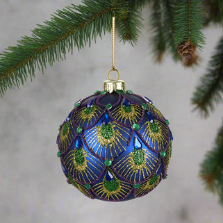 Peacock Feather Bauble