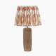 Natural Mango Wood Tapered Table Lamp Base