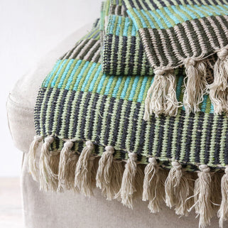 Isnel Throw Blue/Green