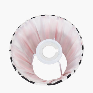 Izara Red Ikat Pleat Tapered Lampshade 16cm