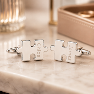 Personalised Jigsaw Cufflinks