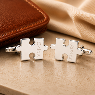 Personalised Jigsaw Cufflinks
