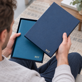 Monogram Leather A5 Refillable Notebook
