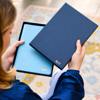 Monogram Leather A5 Refillable Notebook