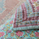 Keya Block Print Reversible Cotton Quilt