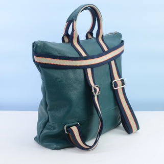 Personalised Monogram Leather Rucksack