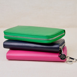 Personalised Large Leather Purse